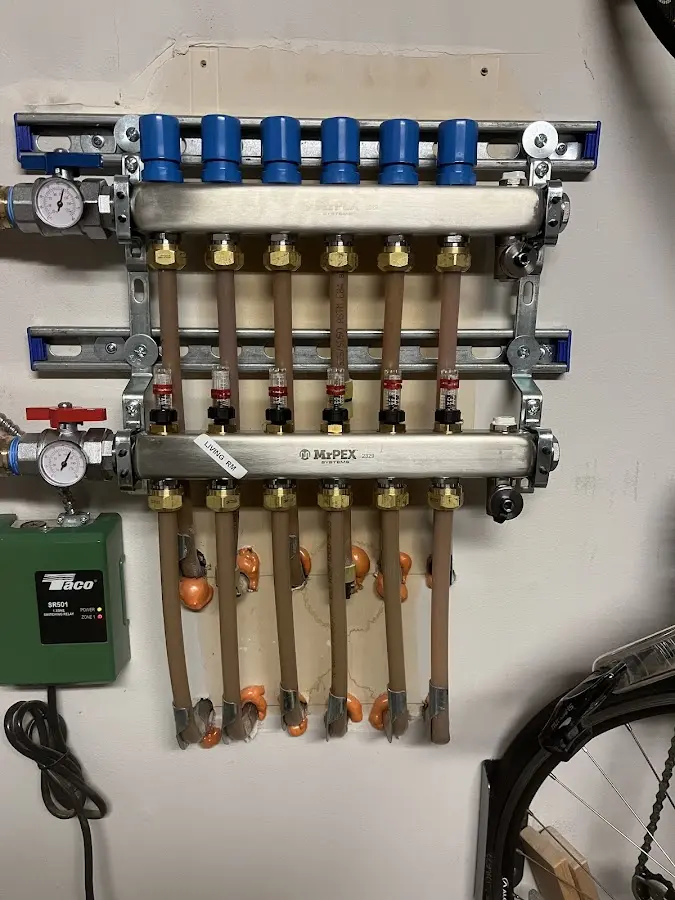 Plumber performing Leak Detection at a residential property in Draper